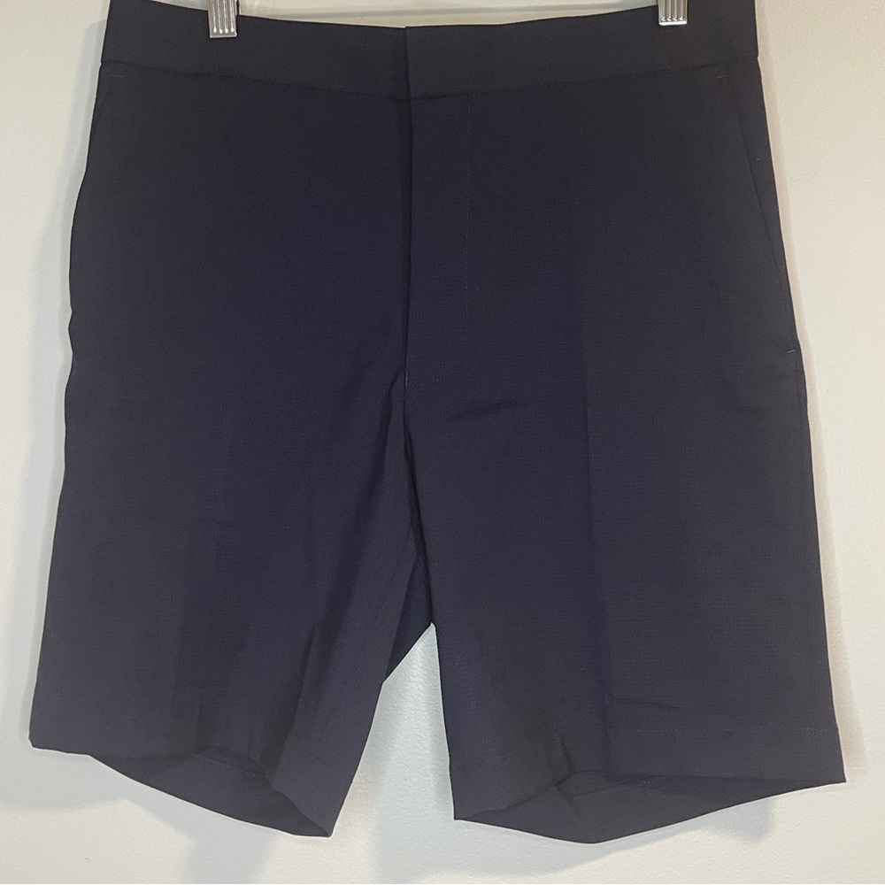 Topman skinny ripstop shorts in Navy